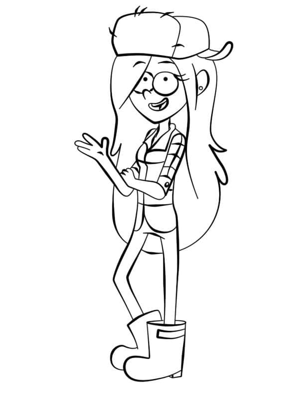 32 Mysterious Gravity Falls Coloring Pages Printable 16