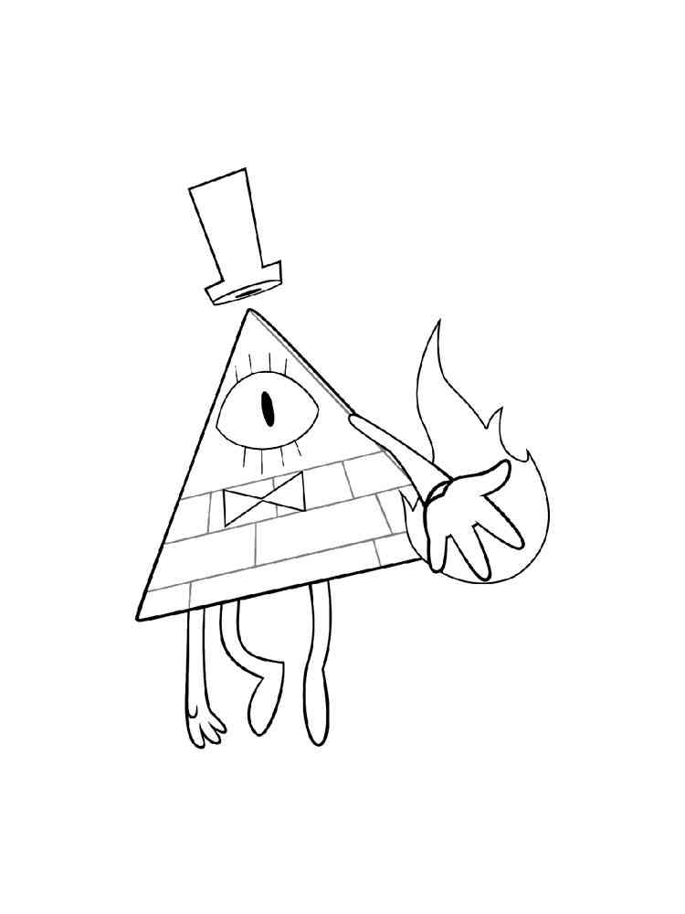 32 Mysterious Gravity Falls Coloring Pages Printable 26