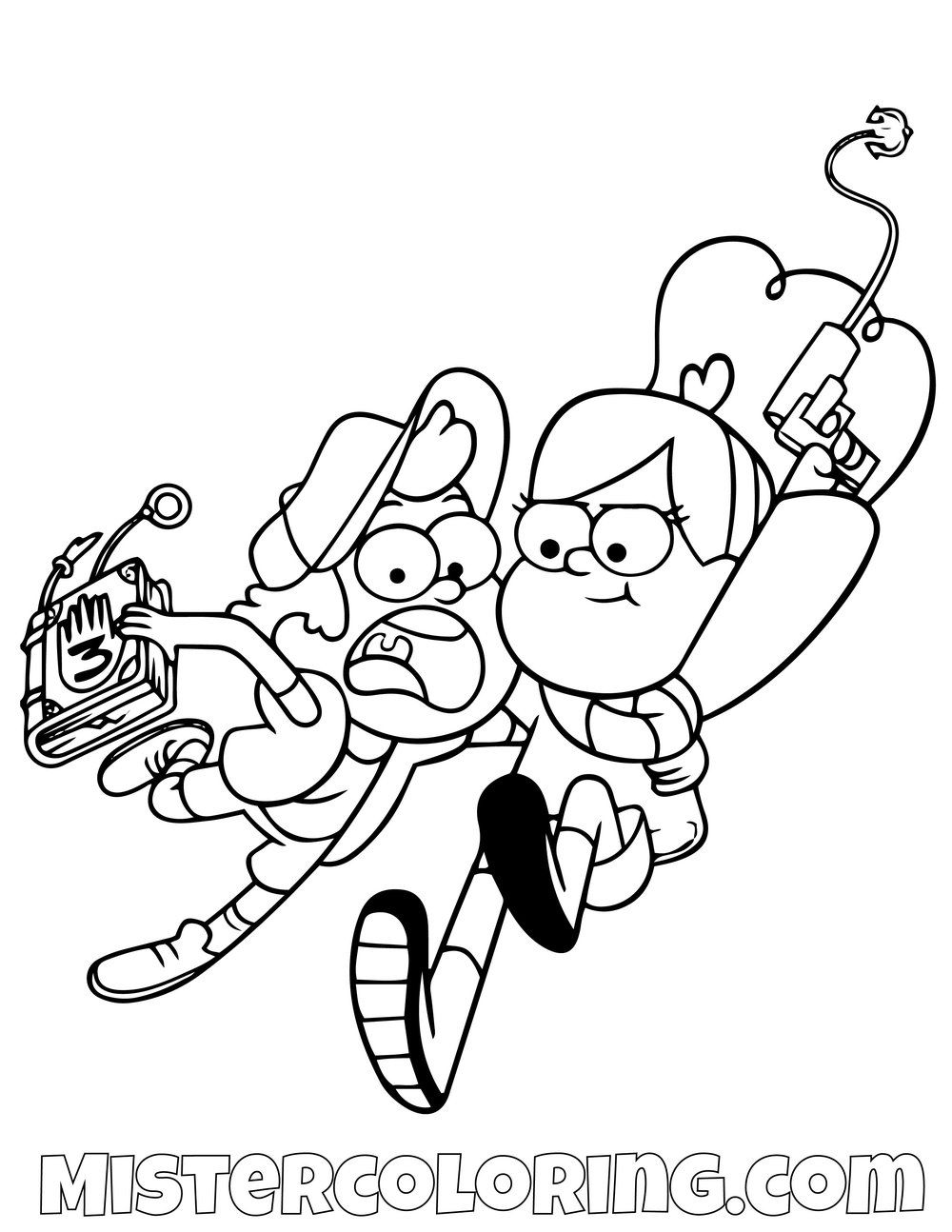 32 Mysterious Gravity Falls Coloring Pages Printable 28