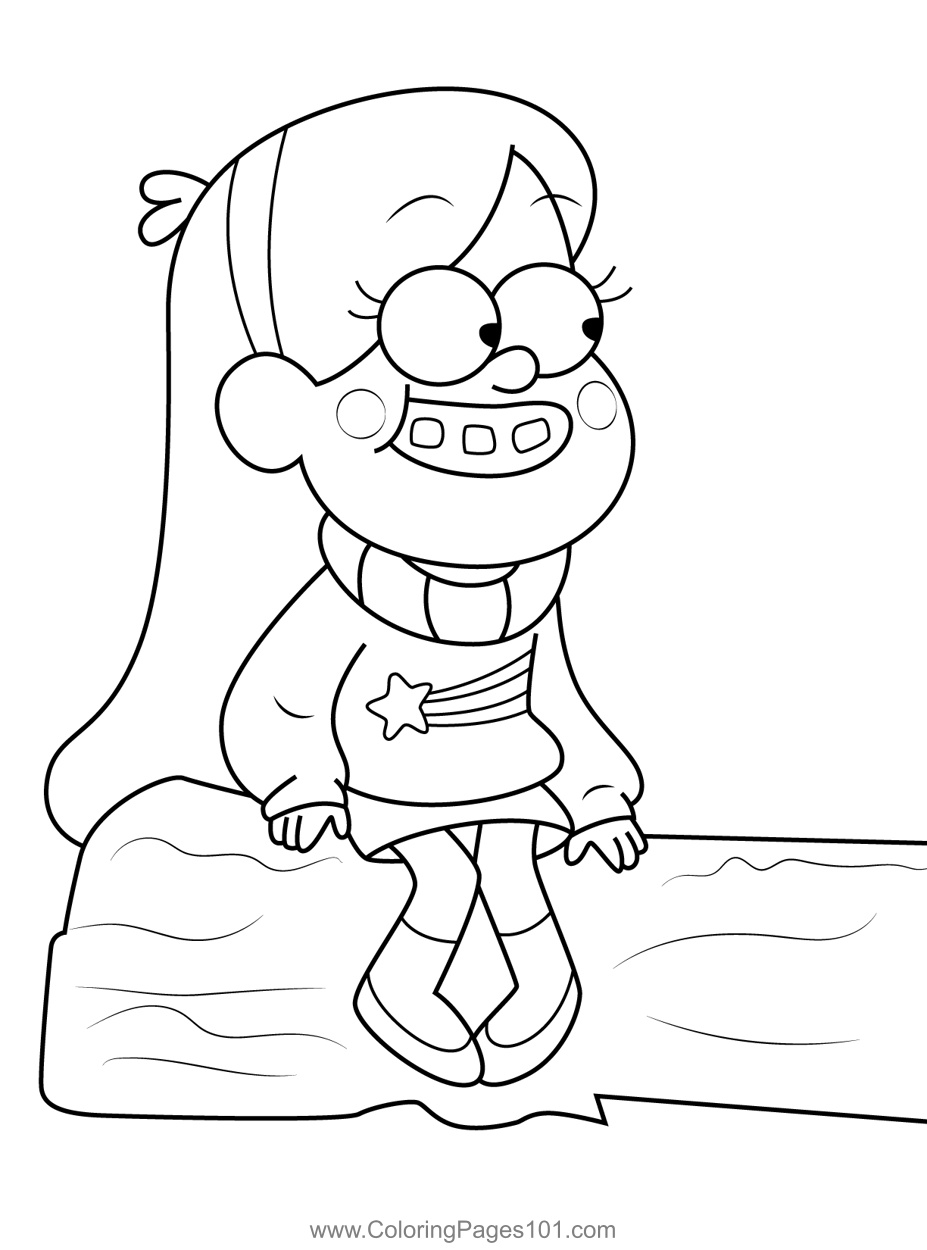 32 Mysterious Gravity Falls Coloring Pages Printable 29