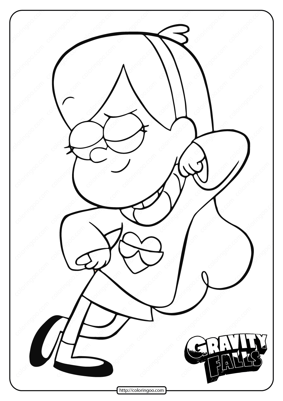 32 Mysterious Gravity Falls Coloring Pages Printable 5