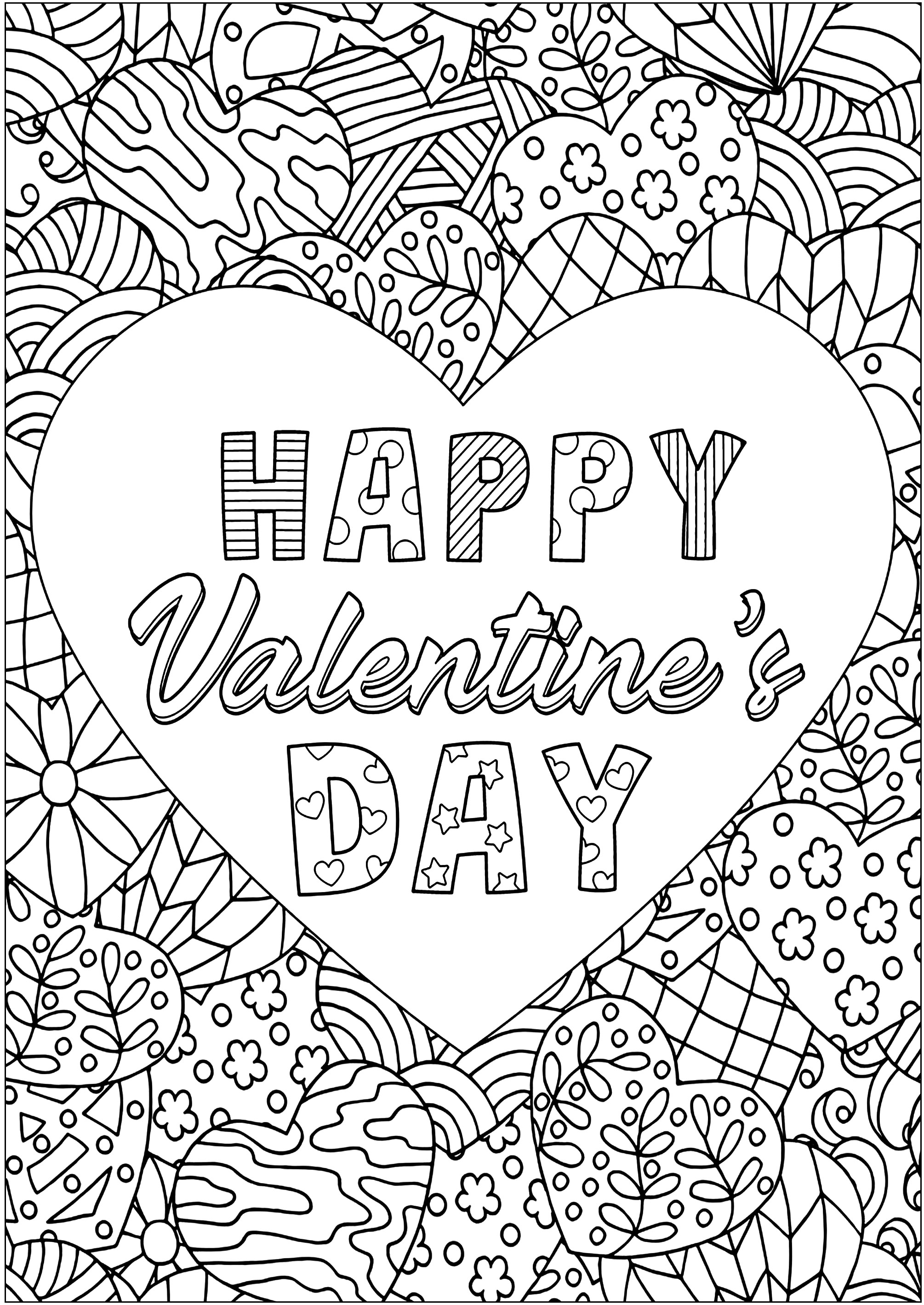 32 Printable Valentine's Day Disney Coloring Pages 26