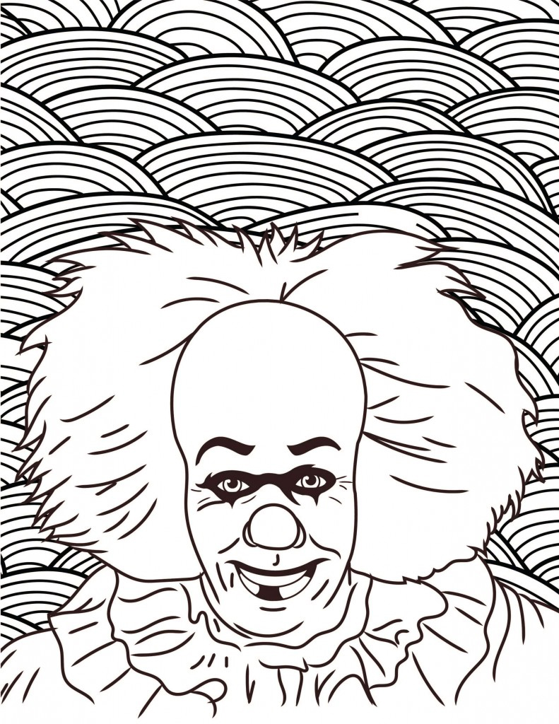 32 Scary Coloring Pages Printable 30