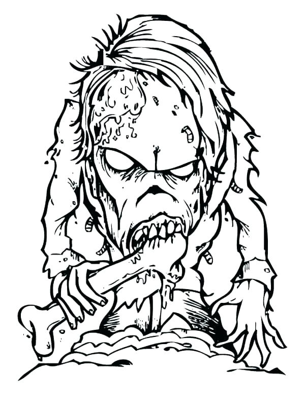 32 Scary Coloring Pages Printable 9