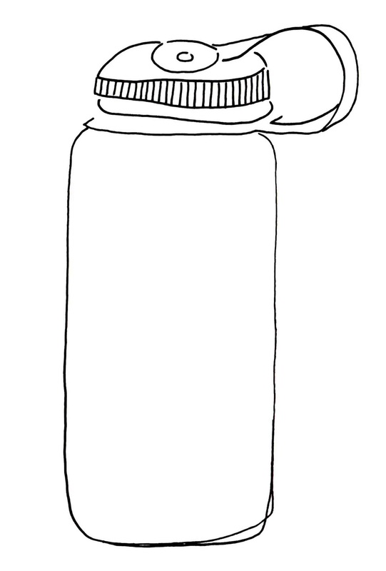 32 Water Bottle Coloring Pages Printable 16