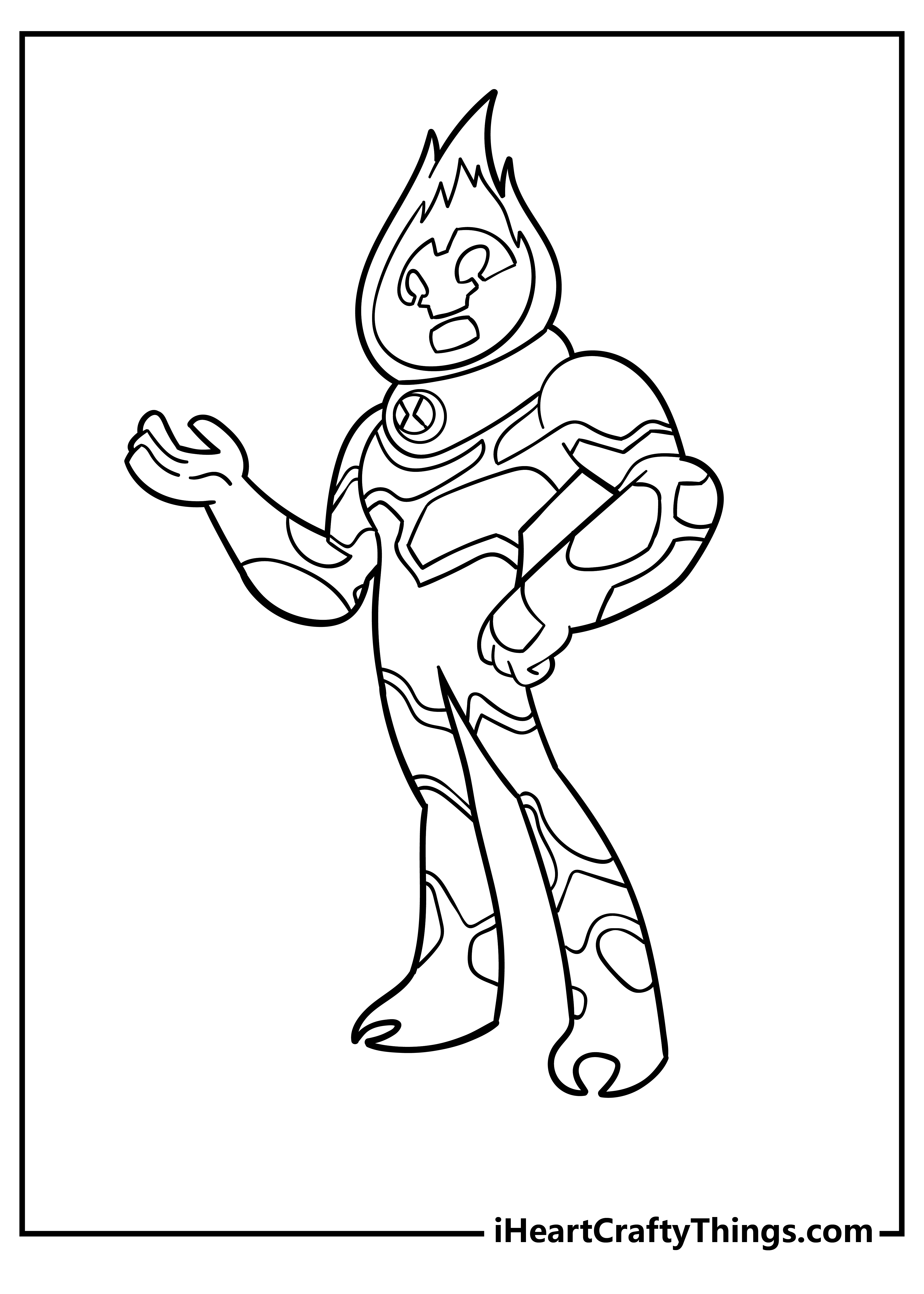 33 Action-Packed Ben 10 Coloring Pages for Kids Printable 13