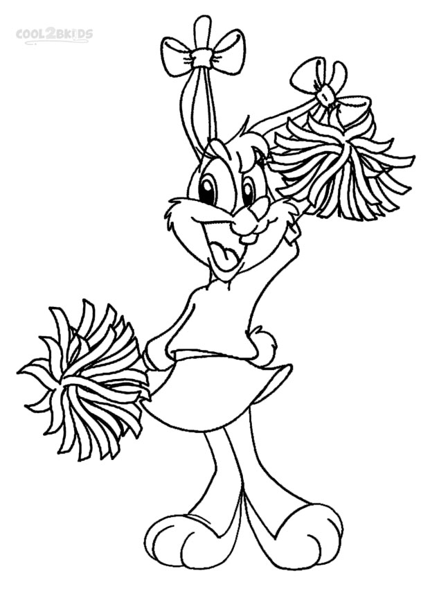 33 Cheerful Cheerleading Coloring Pages Printable 11