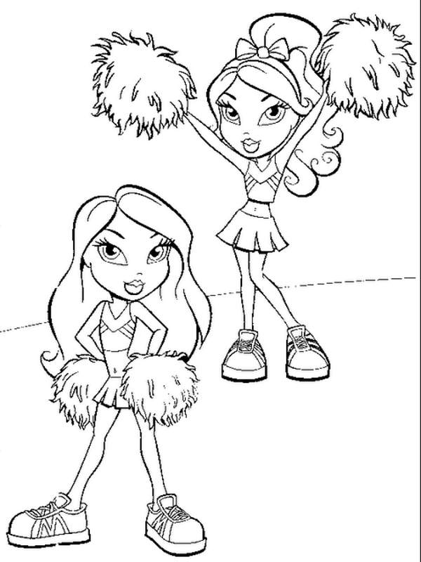 33 Cheerful Cheerleading Coloring Pages Printable 19