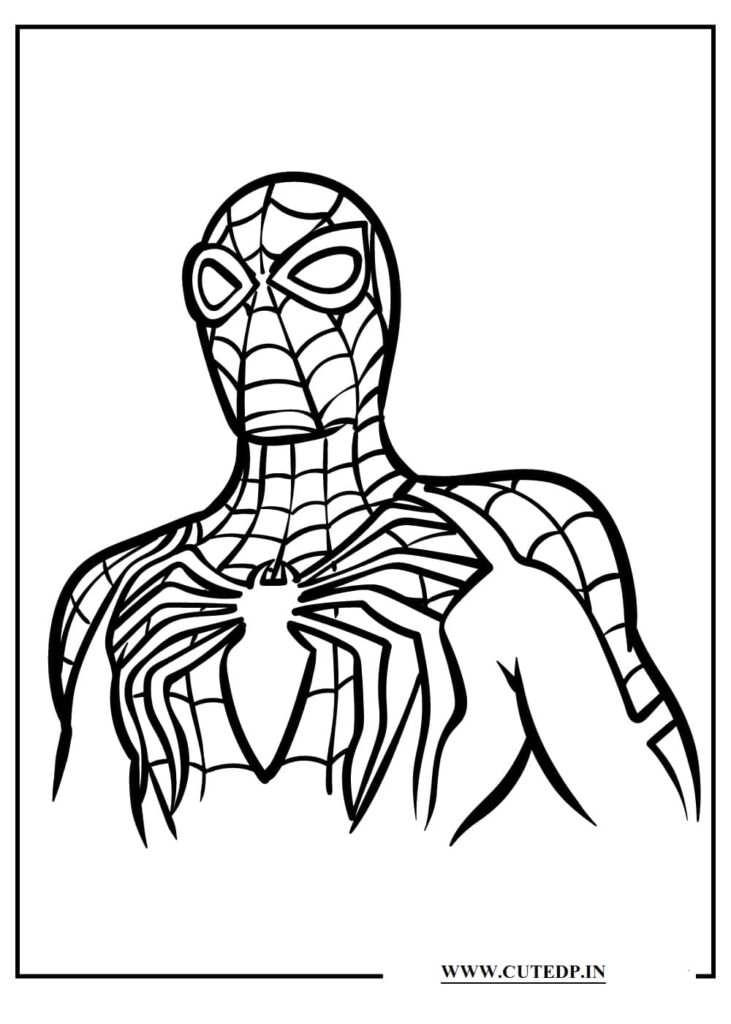 33 Christmas Spiderman Coloring Pages Printable 7