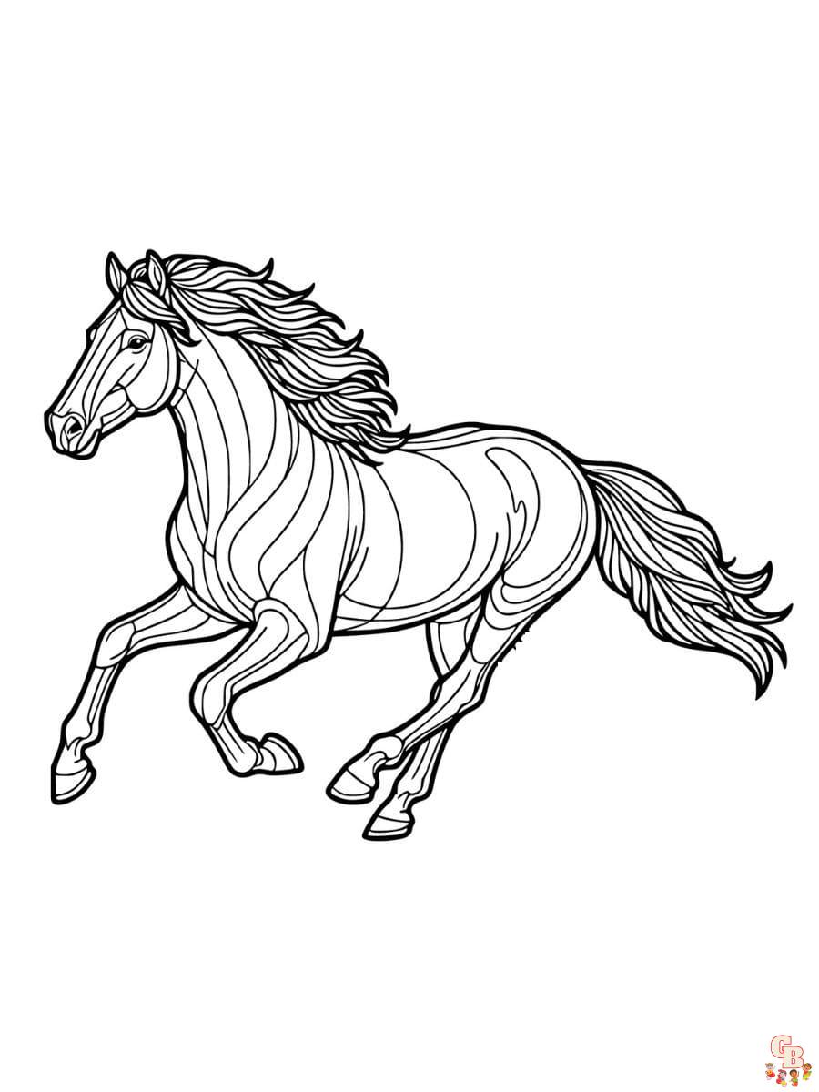 33 Classic Mustang Coloring Pages Printable 16