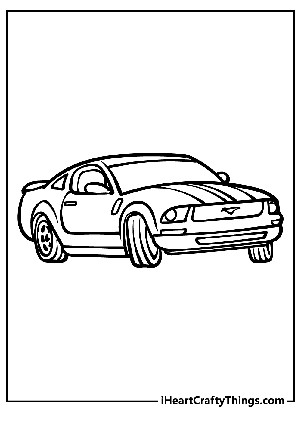 33 Classic Mustang Coloring Pages Printable 34