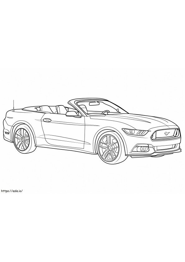 33 Classic Mustang Coloring Pages Printable 4