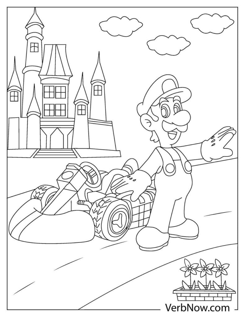 33 Cute Luigi Coloring Pages Printable 13