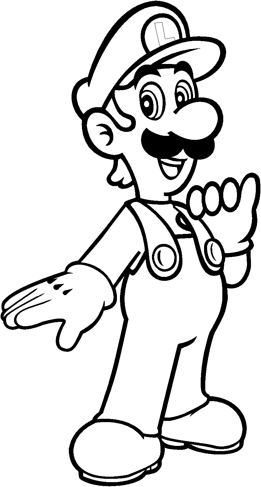 33 Cute Luigi Coloring Pages Printable 2