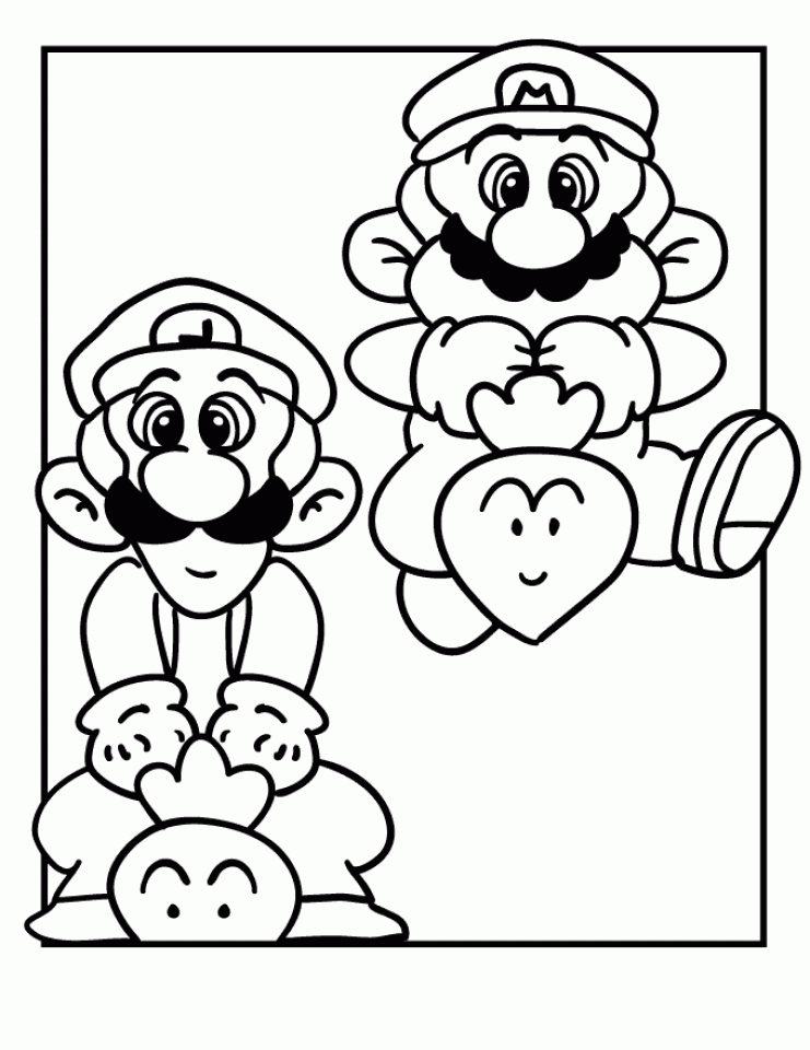 33 Cute Luigi Coloring Pages Printable 22