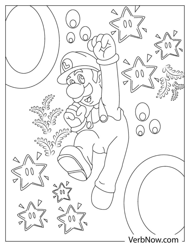 33 Cute Luigi Coloring Pages Printable 29