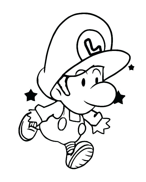 33 Cute Luigi Coloring Pages Printable 32