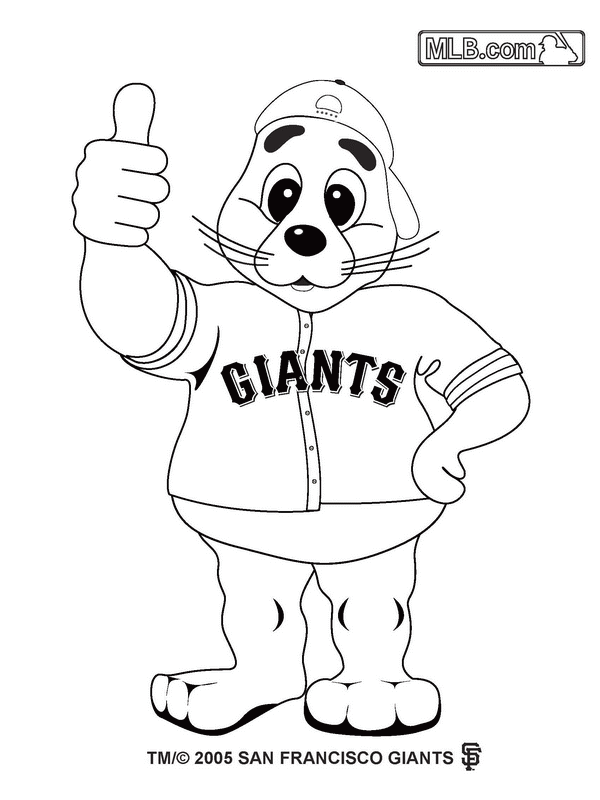 33 Iconic Giants Logo Coloring Page Printable 4