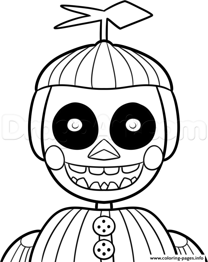 33 Phantom Foxy Coloring Pages Printable 16