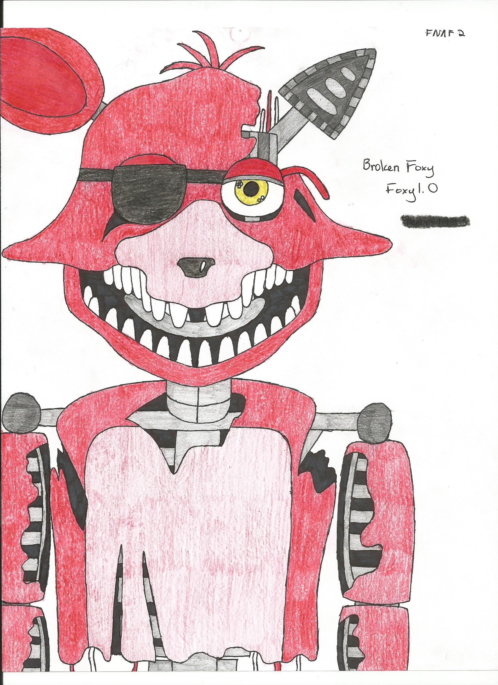 33 Phantom Foxy Coloring Pages Printable 19