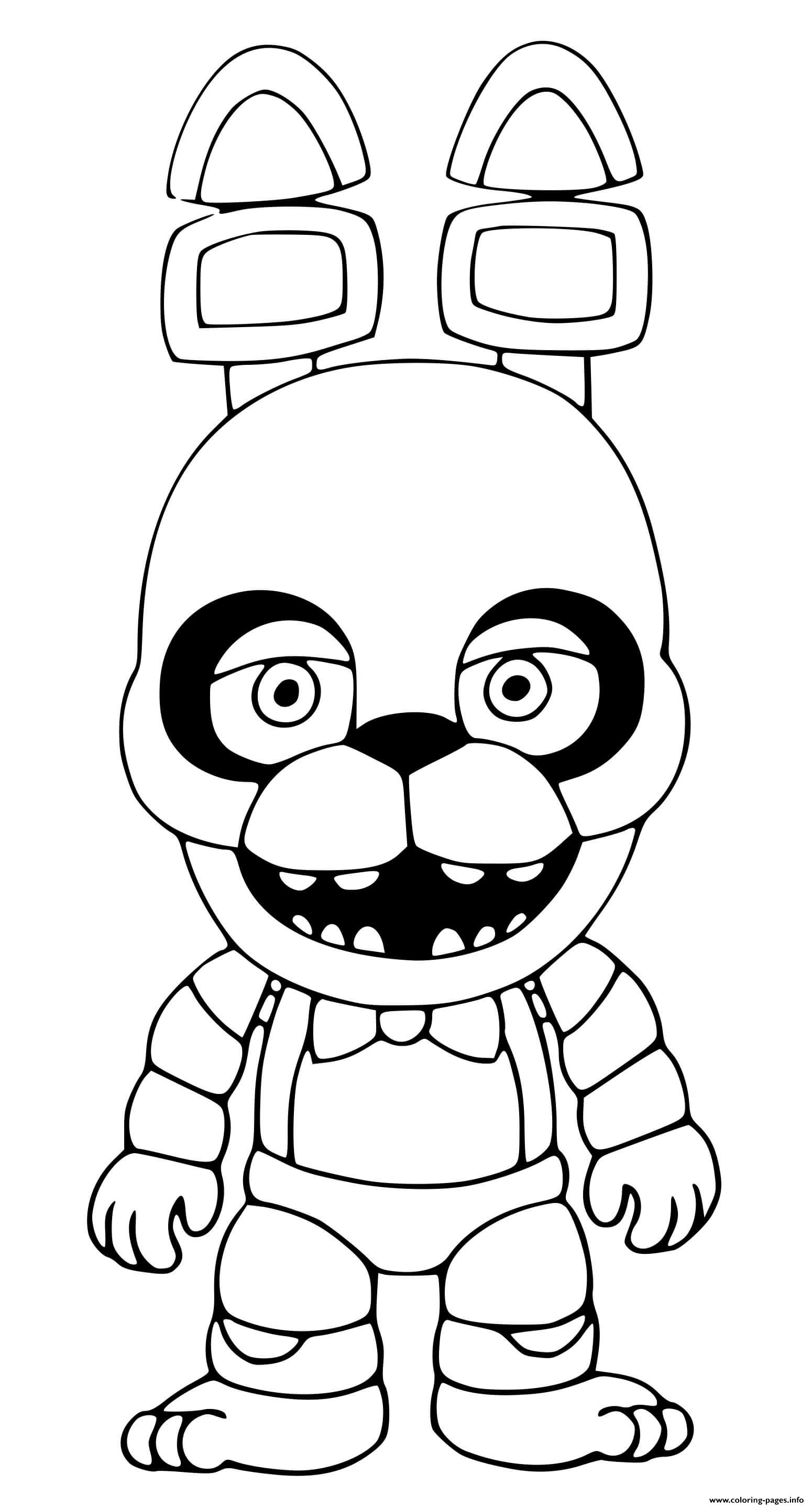 33 Phantom Foxy Coloring Pages Printable 20