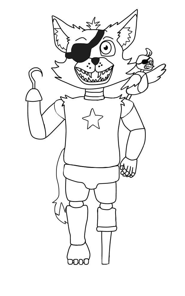 33 Phantom Foxy Coloring Pages Printable 22