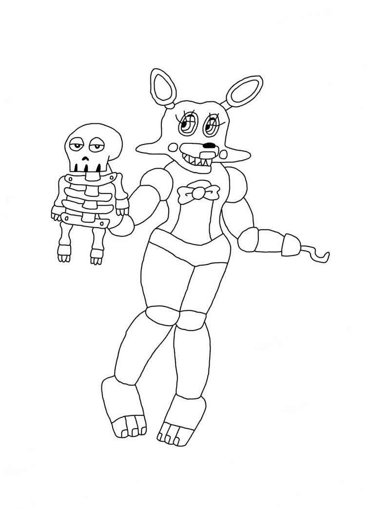 33 Phantom Foxy Coloring Pages Printable 23