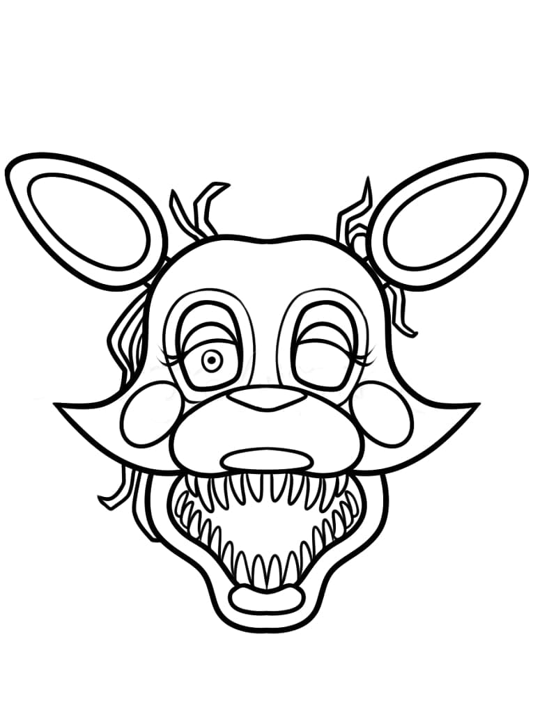 33 Phantom Foxy Coloring Pages Printable 30