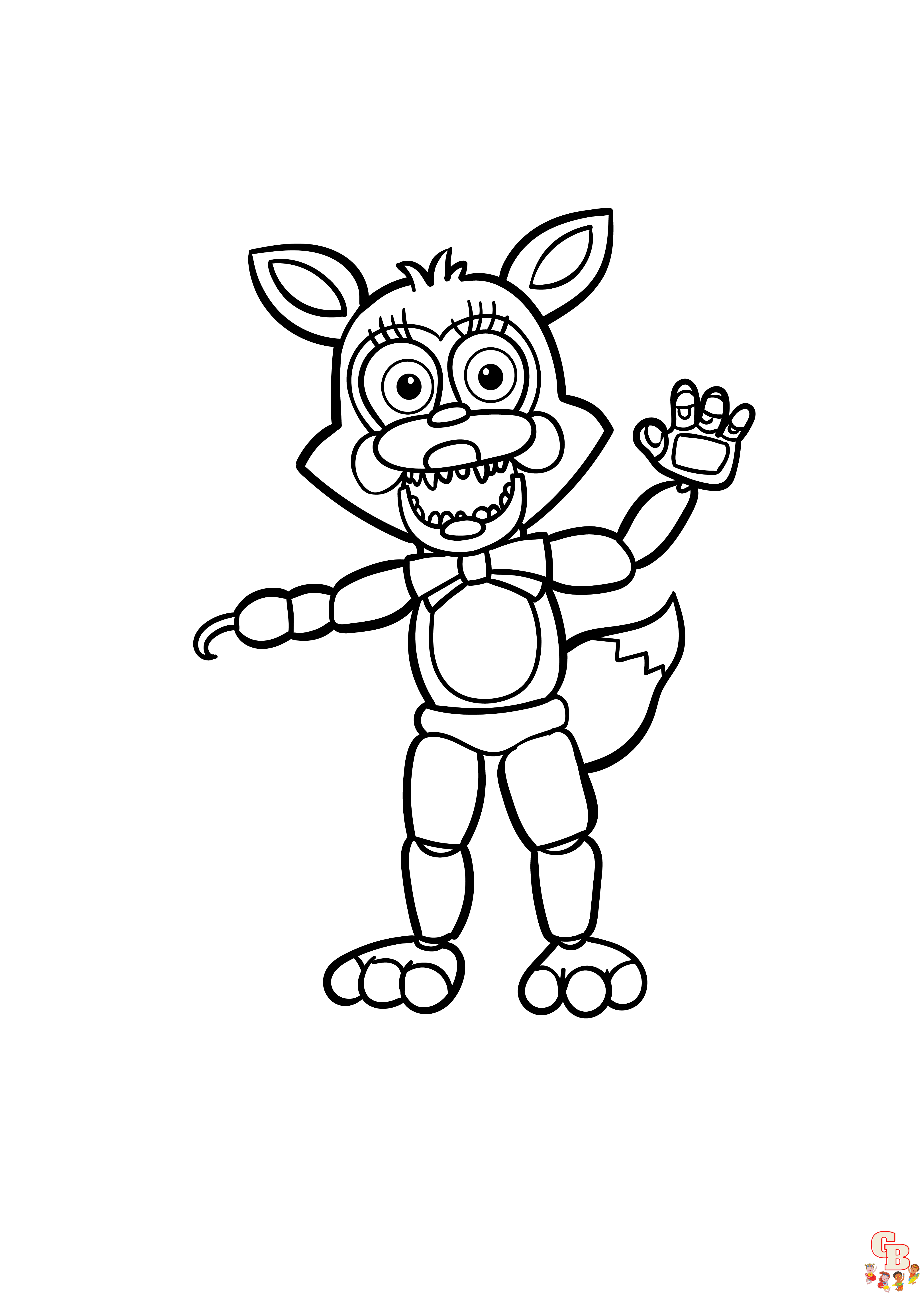 33 Phantom Foxy Coloring Pages Printable 31