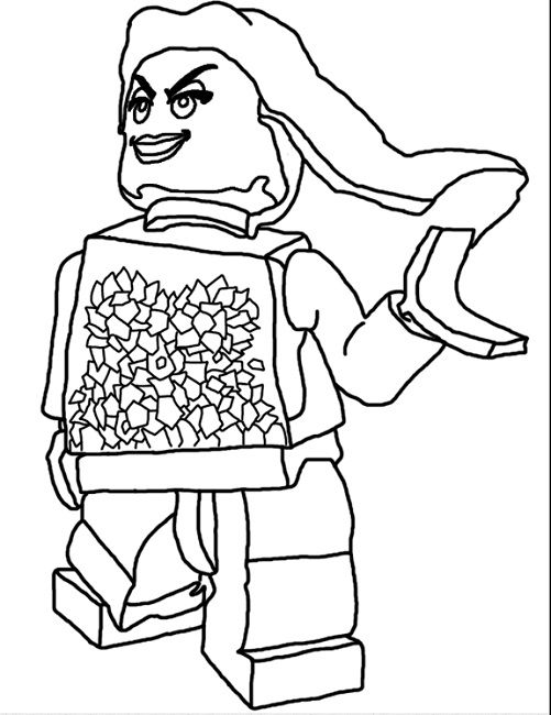 33 Poison Ivy from Batman Coloring Pages Printable 9