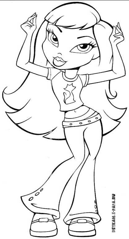 33 Stylish Girl Baddie Coloring Pages Printable 32