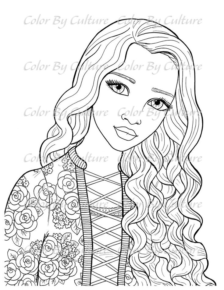 33 Stylish Girl Baddie Coloring Pages Printable 9