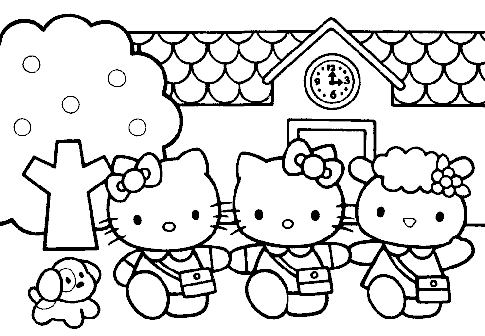 34 Adorable Hello Kitty Baddie Coloring Pages Printable 13