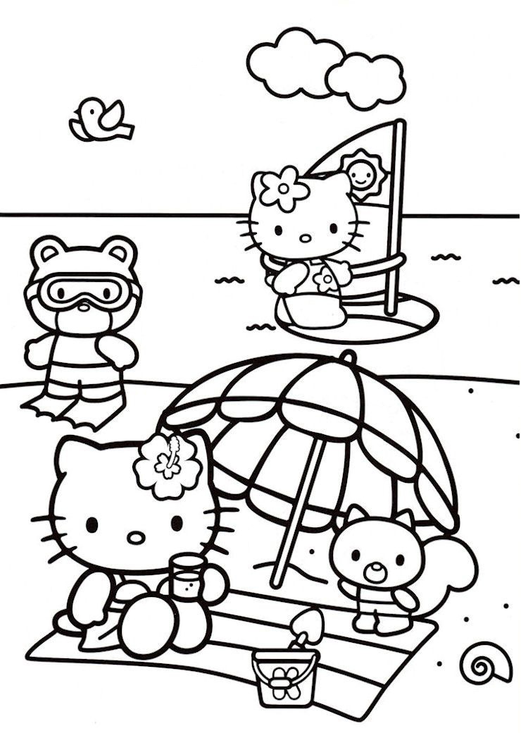 34 Adorable Hello Kitty Baddie Coloring Pages Printable 14