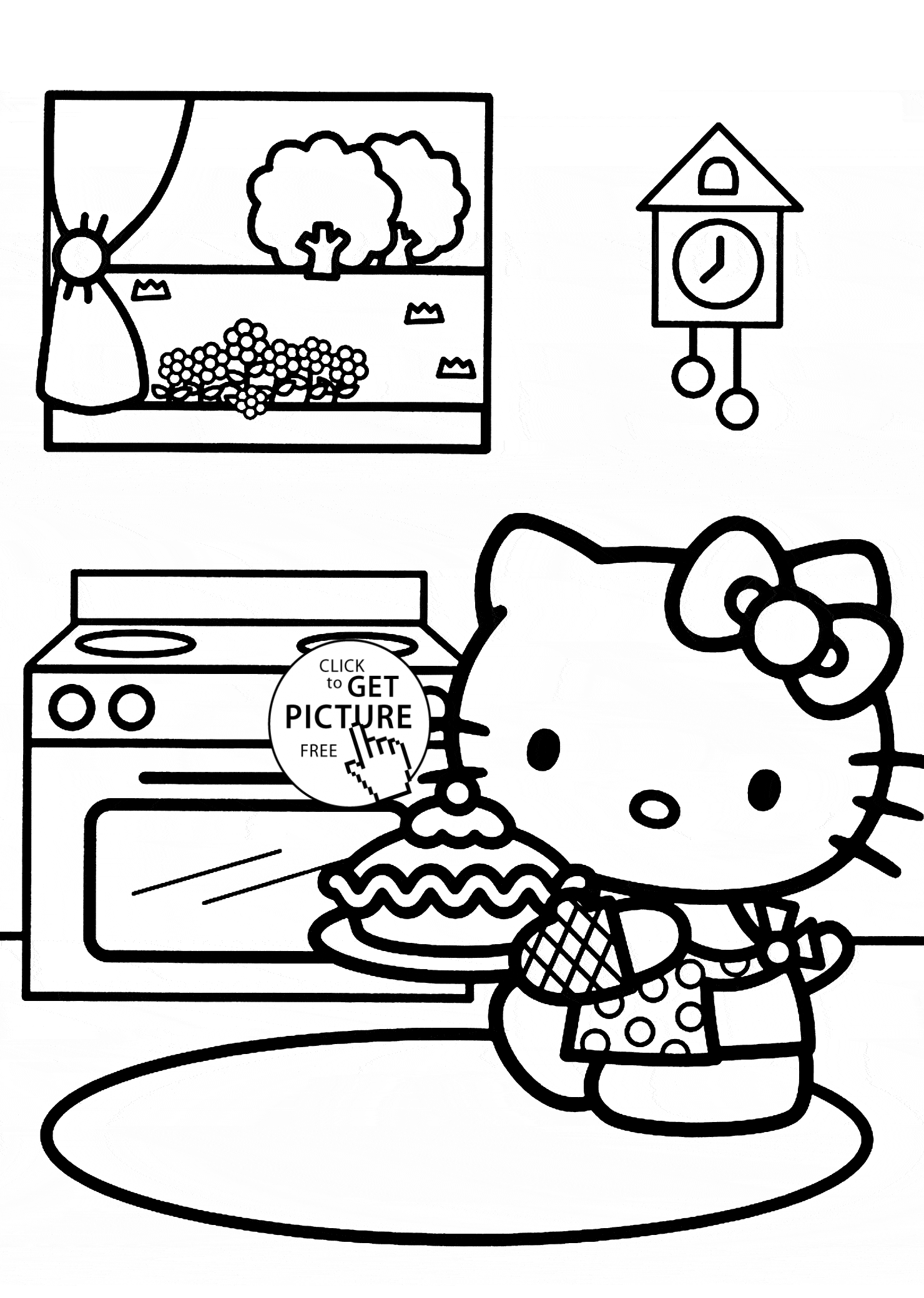 34 Adorable Hello Kitty Baddie Coloring Pages Printable 19