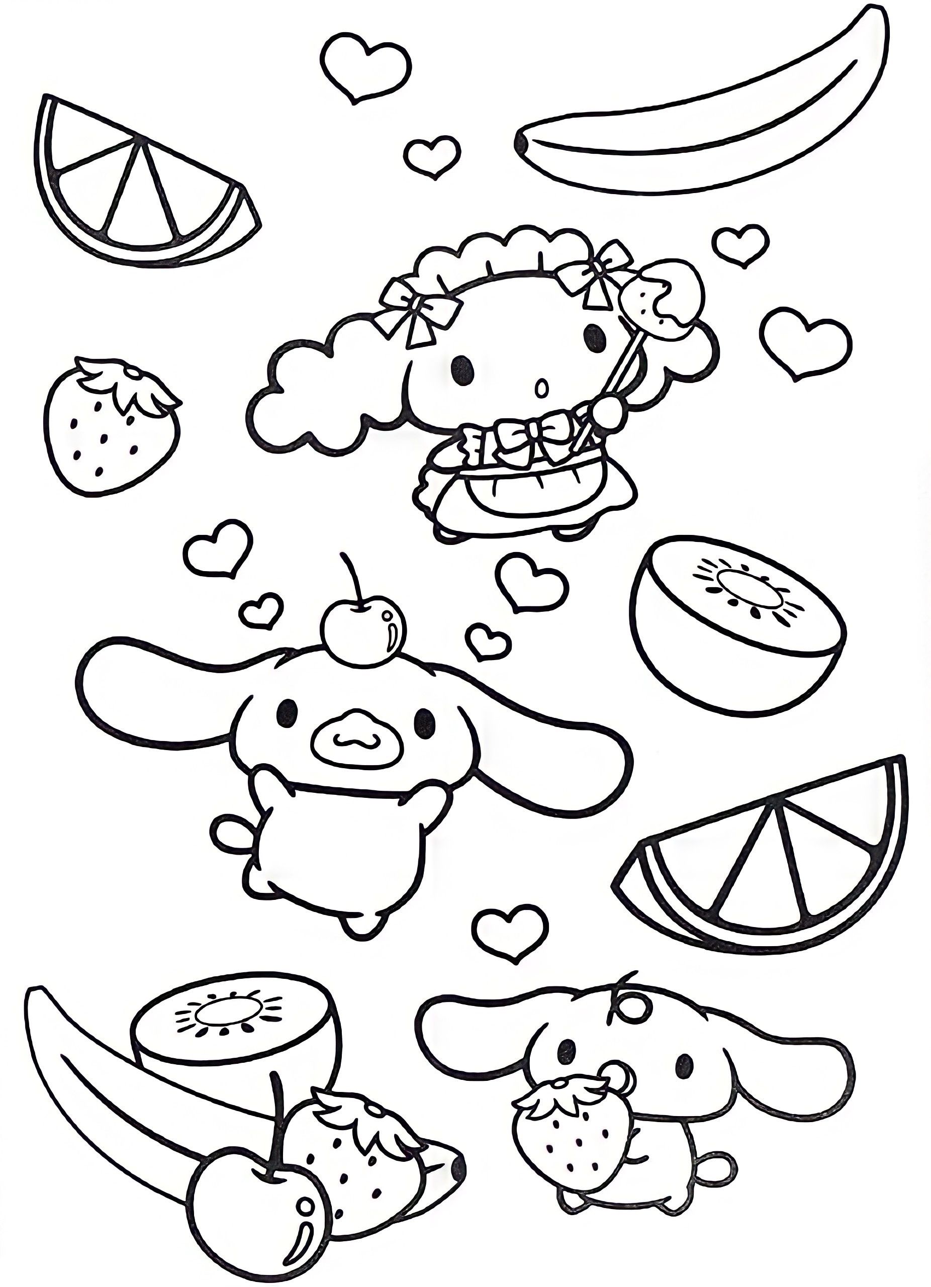 34 Adorable Hello Kitty Baddie Coloring Pages Printable 4