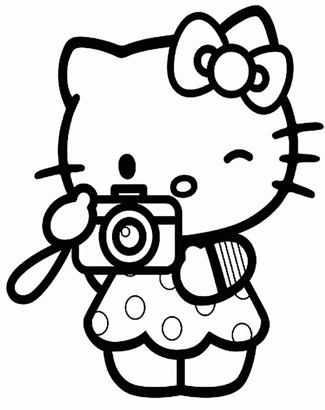 34 Adorable Hello Kitty Baddie Coloring Pages Printable 6