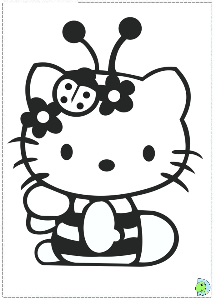 34 Adorable Hello Kitty Baddie Coloring Pages Printable 8