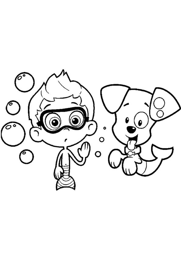 34 Bubble Guppies Coloring Pages Printable 17