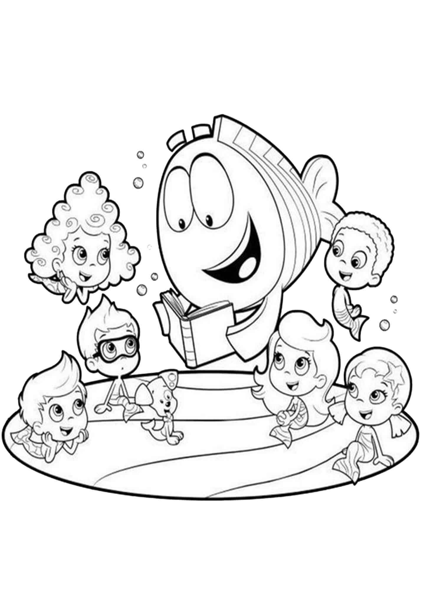 34 Bubble Guppies Coloring Pages Printable 24