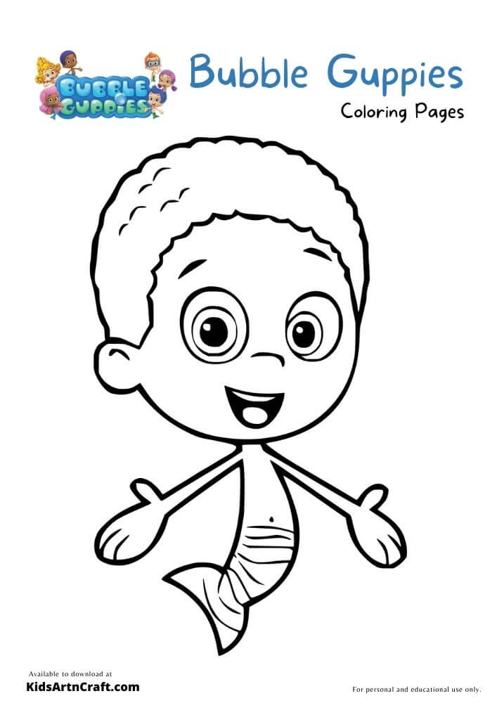 34 Bubble Guppies Coloring Pages Printable 26