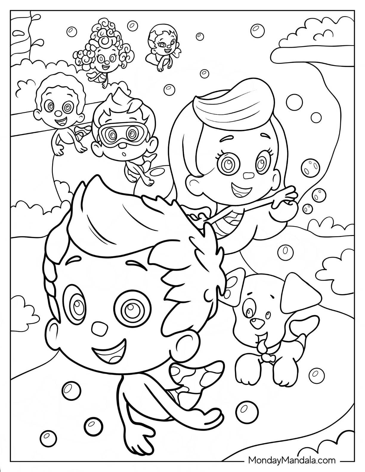 34 Bubble Guppies Coloring Pages Printable 31