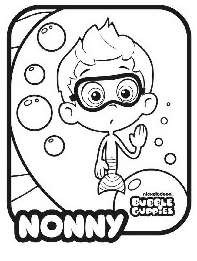 34 Bubble Guppies Coloring Pages Printable 34