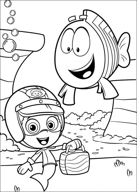 34 Bubble Guppies Coloring Pages Printable 7