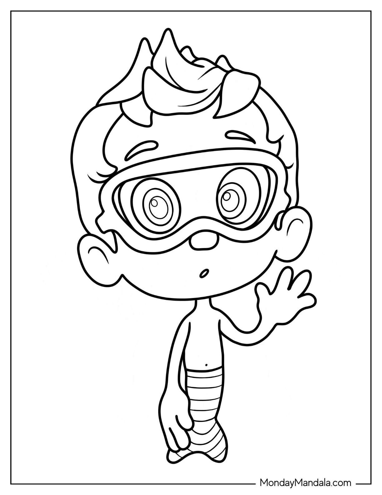 34 Bubble Guppies Coloring Pages Printable 9