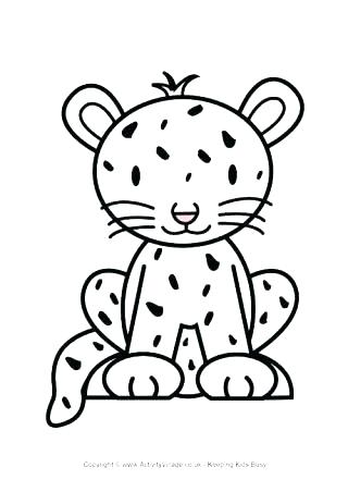 34 Cheetah Coloring Pages Printable 17