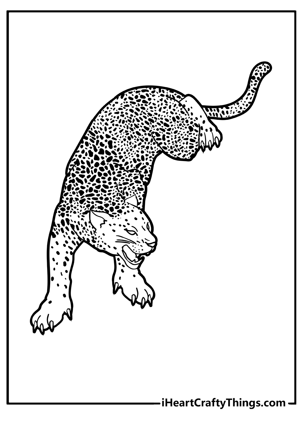 34 Cheetah Coloring Pages Printable 21