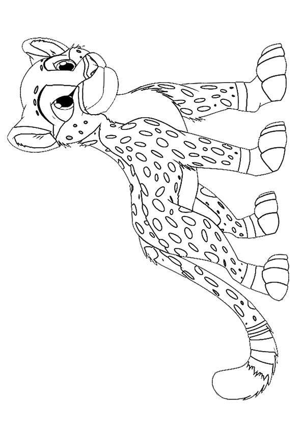 34 Cheetah Coloring Pages Printable 29