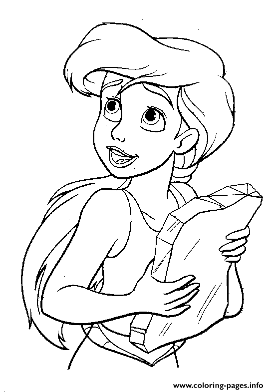 34 Cute Coloring Pages Little Mermaid Printable 18