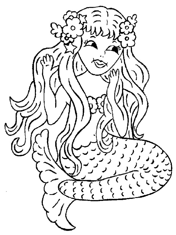 34 Cute Coloring Pages Little Mermaid Printable 21